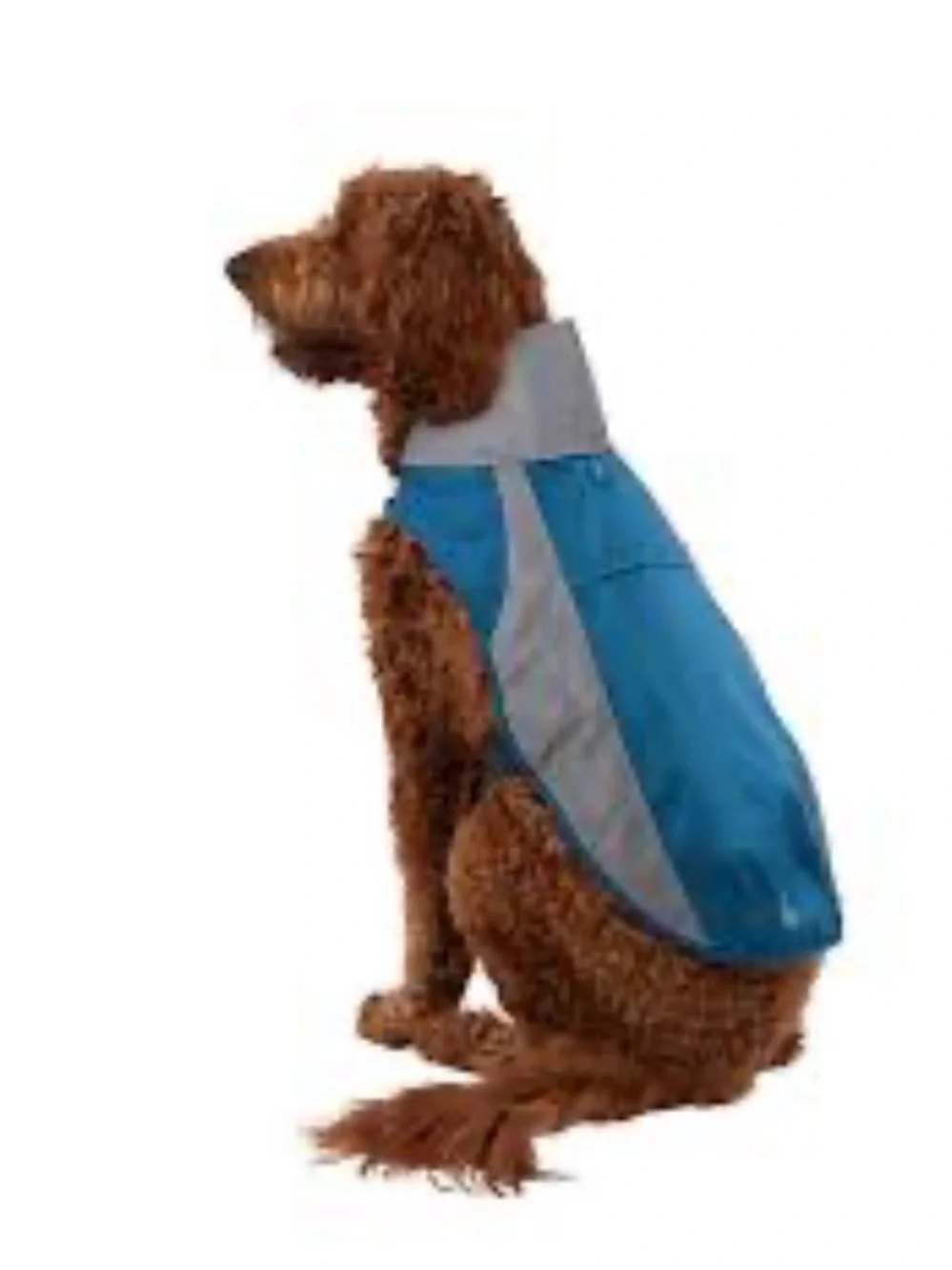 Arcadia Trail™ Reflective Dog Raincoat Sz XL Blue & Gray NWT